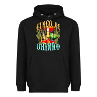 Black cinco de drinko cinco de mayo Heavyweight Hoodie - CowGirlArtShop
