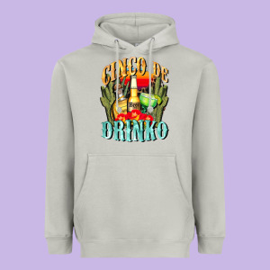 Cinco De Drinko Cinco De Mayo Heavyweight Hoodie Designed By Cowgirlartshop
