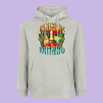 Cinco De Drinko Cinco De Mayo Heavyweight Hoodie Designed By Cowgirlartshop