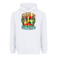 White cinco de drinko cinco de mayo Heavyweight Hoodie - CowGirlArtShop