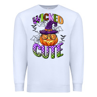 White wicked cute Premium Sweatshirt - CowGirlArtShop