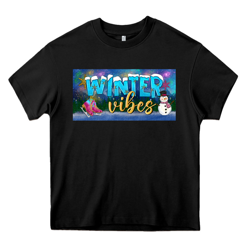 Winter Vibes License Plate Heavy Core Tee by BundleAndBundleShop | Teevron