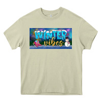 Mossy winter vibes license plate Heavy Core Tee - BundleAndBundleShop