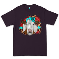 Plum ribbon simmental leopard Premium Tee - JahusDesignShop