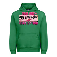 Emerald You Are My Favorite Notification Urban Hoodie - FaDigitalArtStudio