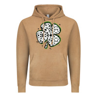 Vintage Camel four leaf clover dalmatian print grunge Vintage Hoodie - MaliasSmallBusiness