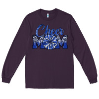 Plum cheer mom Long Sleeve Tee - MaliasSmallBusiness