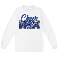 White cheer mom Long Sleeve Tee - MaliasSmallBusiness