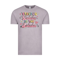 Staying Delulu Is The Solulu Vintage Tee | Teevron