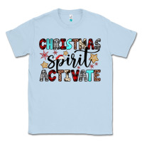 Dusty Blue christmas spirit activate Classic Tee - JahusDesignShop