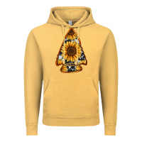 Vintage Mustard sunflower arrowhead Vintage Hoodie - Jasminsmagicworld