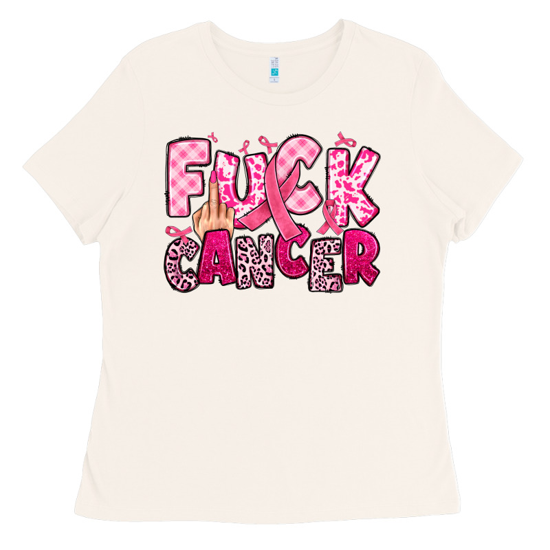 Fuck Cancer Ladies Tee by JahusDesignShop | Teevron