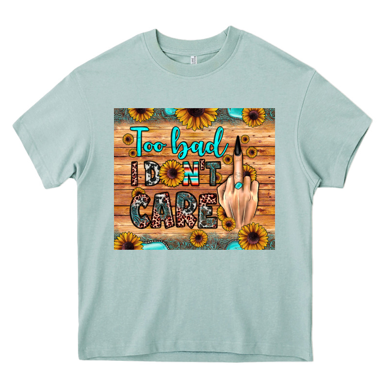 Too Bad I Don't Care Heavy Core Tee by JahusDesignShop | Teevron