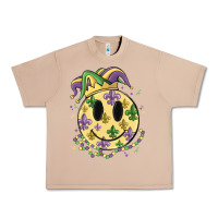 Burro smiley face mardi gras Urban Heavy Tee - MaliasSmallBusiness