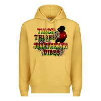 Antique Gold thick thighs juneteenth vibes cowgirl Premium Hoodie - CowGirlArtShop