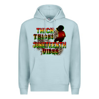 Blue Mist thick thighs juneteenth vibes cowgirl Premium Hoodie - CowGirlArtShop