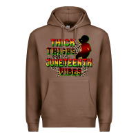 Chestnut thick thighs juneteenth vibes cowgirl Premium Hoodie - CowGirlArtShop