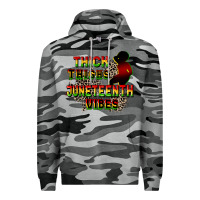 Slate Camo thick thighs juneteenth vibes cowgirl Premium Hoodie - CowGirlArtShop