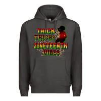 Smoke thick thighs juneteenth vibes cowgirl Premium Hoodie - CowGirlArtShop