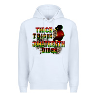 White thick thighs juneteenth vibes cowgirl Premium Hoodie - CowGirlArtShop