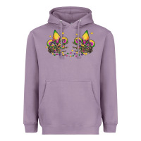 Lavender skeleton hands mardi gras Heavyweight Hoodie - CowGirlArtShop