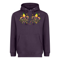 Plum skeleton hands mardi gras Heavyweight Hoodie - CowGirlArtShop