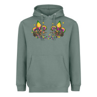 Sage skeleton hands mardi gras Heavyweight Hoodie - CowGirlArtShop