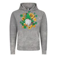 Cloud Rock st patrick's day shamrock sunflowers gnome Vintage Hoodie - MaliasSmallBusiness