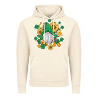 Vintage Artic st patrick's day shamrock sunflowers gnome Vintage Hoodie - MaliasSmallBusiness