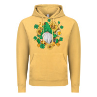 Vintage Mustard st patrick's day shamrock sunflowers gnome Vintage Hoodie - MaliasSmallBusiness