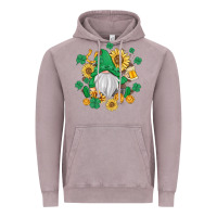 Vintage Zinc st patrick's day shamrock sunflowers gnome Vintage Hoodie - MaliasSmallBusiness