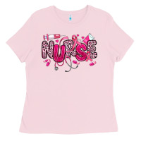 Bubblegum Pink breast cancer nurse Ladies Tee - JahusDesignShop