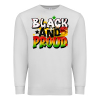 Dove Grey black and proud Premium Sweatshirt - CowGirlArtShop