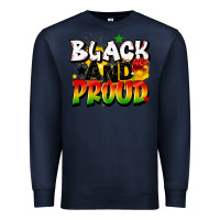 Navy black and proud Premium Sweatshirt - CowGirlArtShop