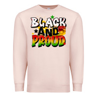Black And Proud Premium Sweatshirt | Teevron