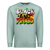 Seafoam black and proud Premium Sweatshirt - CowGirlArtShop