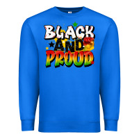 True Royal black and proud Premium Sweatshirt - CowGirlArtShop