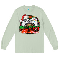 Matcha Gamer Merry Christmas Long Sleeve Tee - NancyCooperArtShop