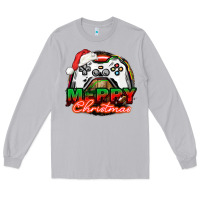Moon Dust Gamer Merry Christmas Long Sleeve Tee - NancyCooperArtShop