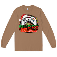 Toasted Coconut Gamer Merry Christmas Long Sleeve Tee - NancyCooperArtShop