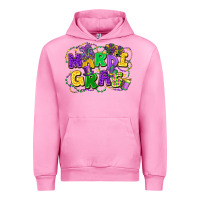 Fuchsia Pink mardi gras Urban Hoodie - FaDigitalArtStudio