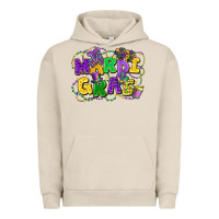Pigment French Oak mardi gras Urban Hoodie - FaDigitalArtStudio