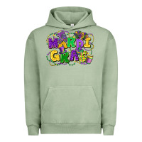 Pigment Oil Green mardi gras Urban Hoodie - FaDigitalArtStudio