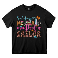Black soul of a mermaid mouth of a sailor Heavy Core Tee - JahusDesignShop