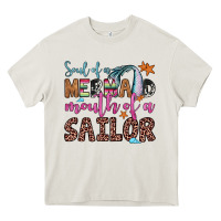Cream soul of a mermaid mouth of a sailor Heavy Core Tee - JahusDesignShop