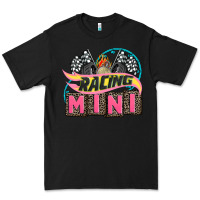 Black racing mini with racing oto equipment Premium Tee - AdoDesignShop