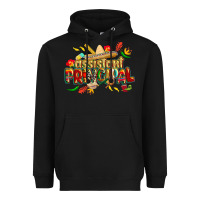Black cinco de mayo assistant principal Heavyweight Hoodie - CowGirlArtShop