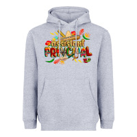 Heather Grey cinco de mayo assistant principal Heavyweight Hoodie - CowGirlArtShop