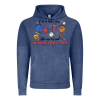Vintage Denim i'm a hot mess,always stressed,and proudly a baseb Vintage Hoodie - MaliasSmallBusiness