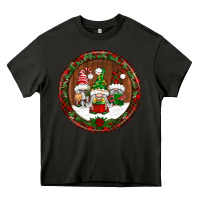 Asphalt christmas gnomies christmas ornament Heavy Core Tee - BundleAndBundleShop